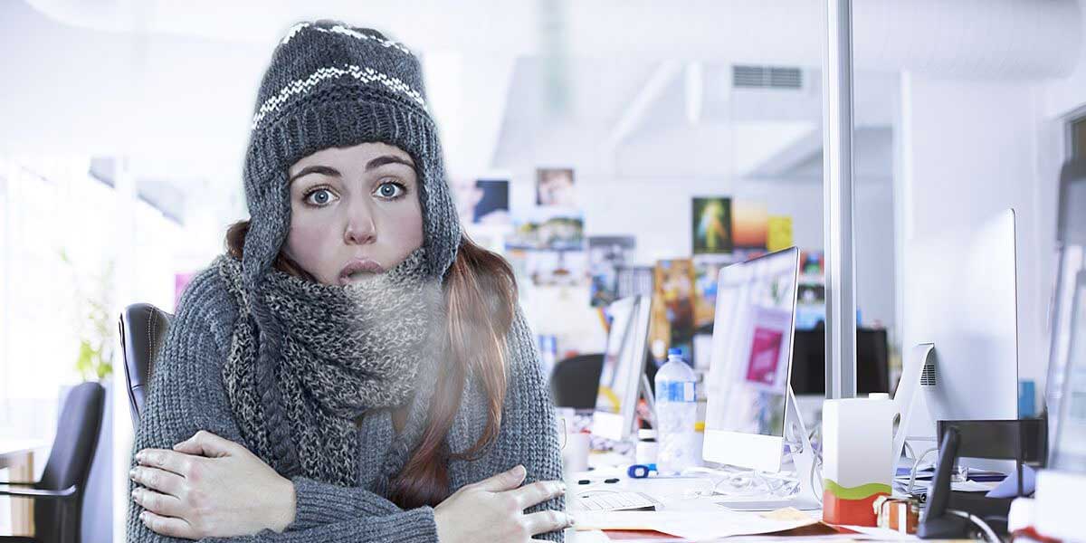 Feeling cold at the office? 